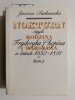 NOKTURN CZYLI RODZINA FRYDERYKA CHOPINA I WARSZAWA W LATACH 1832-1881 TOM I 